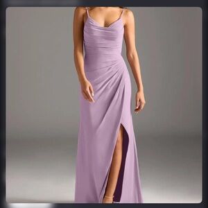 Azazie Lavender Maxi Dress